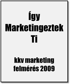 kkv marketing kutatás 2009